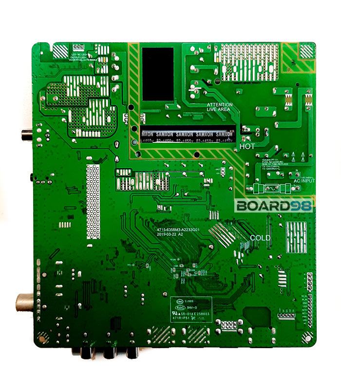  بردمین تلویزیون ال ای دی هوشمند اسنوا مدل SSD-43SA1560T سایز 43 اینچ