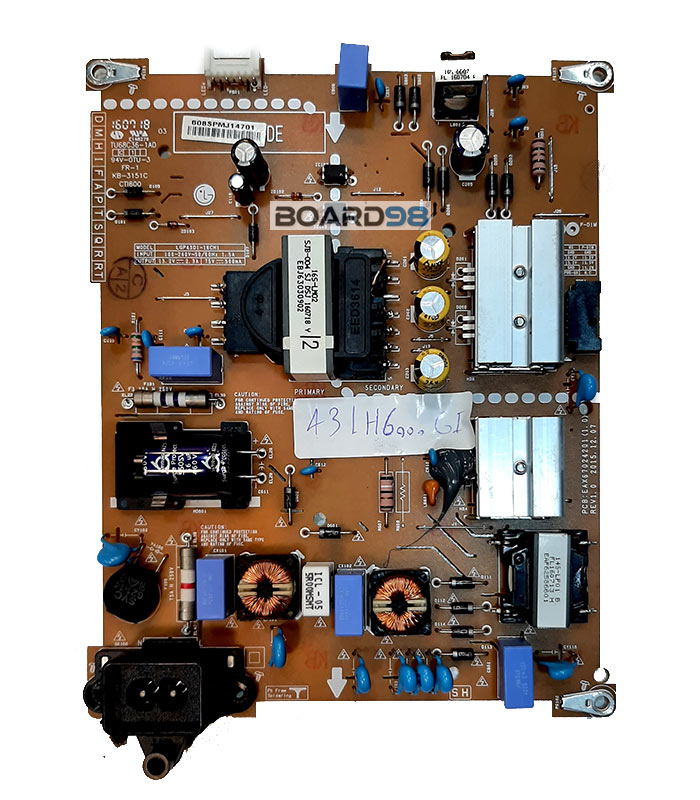 برد پاور تلویزیون ال جی پاور 43LH60000