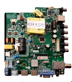 مین برد تلویزیون ایکس ویژن 43XK570 آکبند