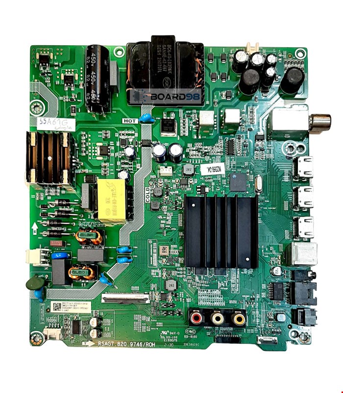 مین برد تلویزیون هایسنس 55A61G 