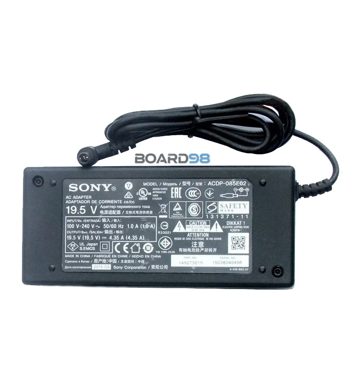 adapter sony tv 19.5v 4.35a stock original
